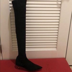 Valentino Garavani Suede Over the Knee Boot